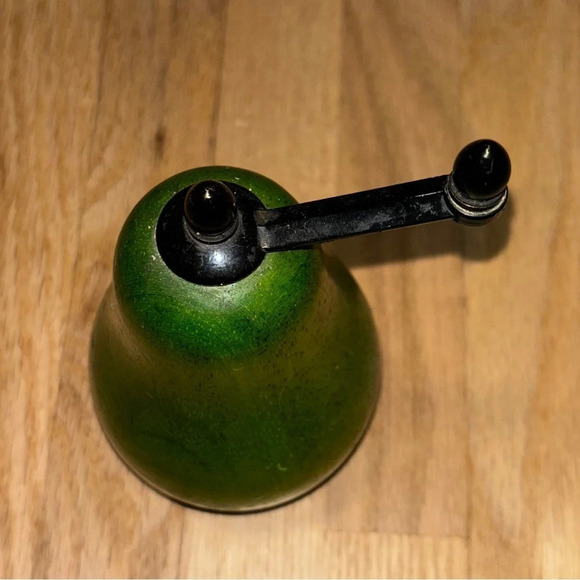 Vintage Wooden Pear Pepper Grinder - Picture 2 of 7